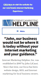 Mobile Screenshot of internetmarketinghelpline.com